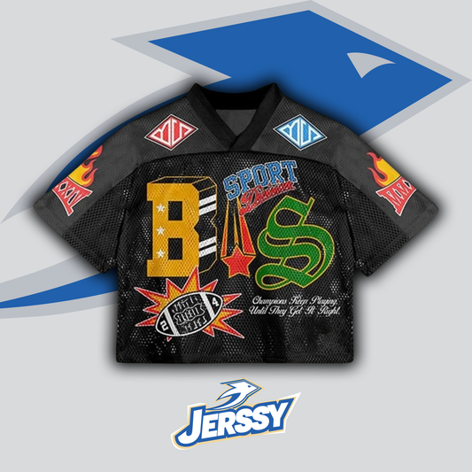 Sport 88 Graphics Blokette Blokecore Jerseychic V-Neck T-shirt