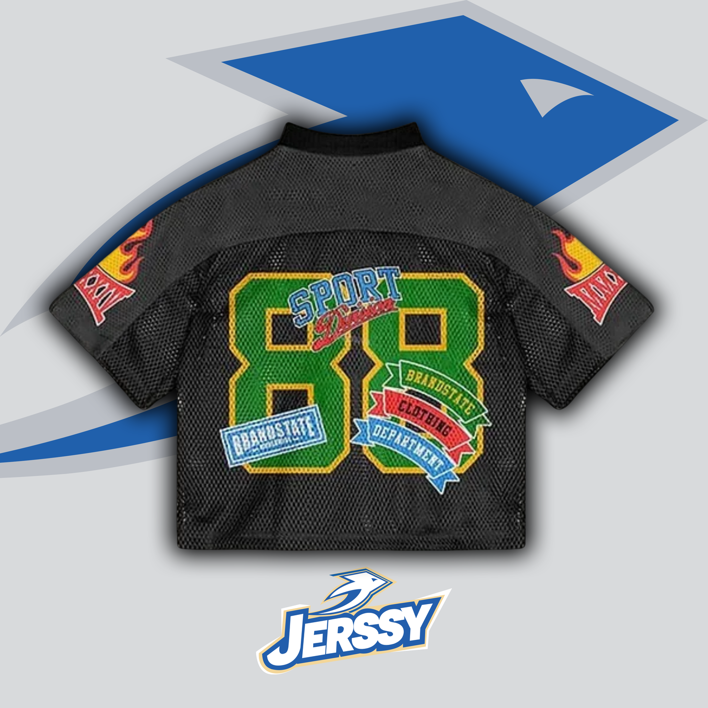 Sport 88 Graphics Blokette Blokecore Jerseychic V-Neck T-shirt