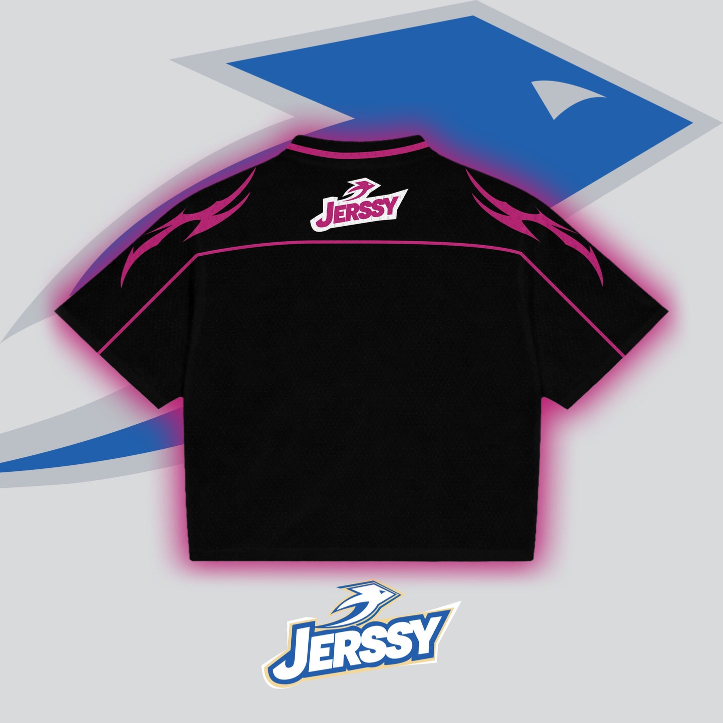 Jerssy Brand Beautiful Butterfly Graphics Blokecore Blokette V-Neck T-shirt