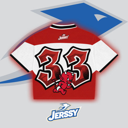 Jerssy Brand Disaster WorldWide Graphics Blokecore Blokette V-Neck T-shirt