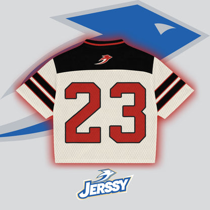 Jerssy Brand Psalm No 23 Graphics Blokecore Blokette V-Neck T-shirt